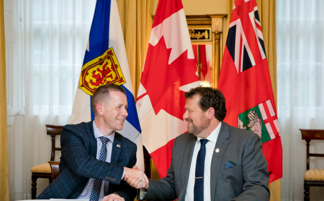 Nova Scotia and Manitoba governments sign Four Year co-operation agreement for the Preservation and Promotion of French language and Culture